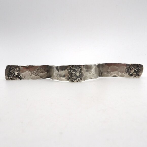 Antique George W. Shiebler Sterling Silver Bar Pin Brooch